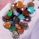 Natural Stone Charms Pendants DIY Jewelry Making
