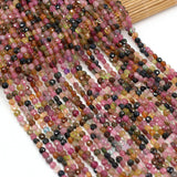 4mm Tourmaline Beaded Isolation Beads Jewelry Making DIY