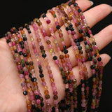 4mm Tourmaline Beaded Isolation Beads Jewelry Making DIY