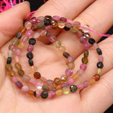 4mm Tourmaline Beaded Isolation Beads Jewelry Making DIY