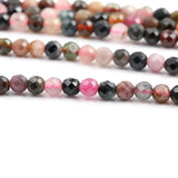 Tourmaline Beads Small Faceted Loose Beads for Jewelry Making DIY
