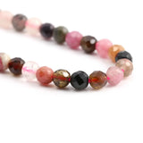 Tourmaline Beads Small Faceted Loose Beads for Jewelry Making DIY