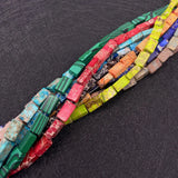 Natural Stone Turquoise Bead Necklace Pendant for DIY