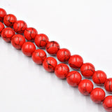 Natural Stone Turquoise Beads Round Spacer Loose Beads for Jewelry Making