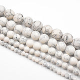 Natural Stone Turquoise Beads Round Spacer Loose Beads for Jewelry Making