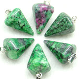 Natural Stone Charms Pendant for DIY Necklace Making