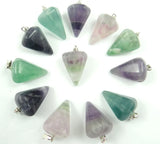 Natural Stone Charms Pendant for DIY Necklace Making