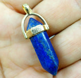 Turquoise Quartz Crystal Pendant for DIY Jewelry Making
