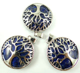 Tree of Life Natural Stone Pendant for Jewelry Making