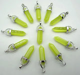 Natural Stone Turquoise Quartz Pendant for Jewelry Making