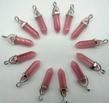 Natural Stone Turquoise Quartz Pendant for Jewelry Making