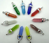 Natural Stone Turquoise Quartz Pendant for Jewelry Making