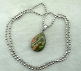 Natural Stone Water Droplets Pendants for DIY Jewelry Making