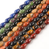 Natural Stone Water Drop Aquamarina Agates Quartz Opal Epidote Loose Beads