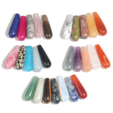 Natural Stone Water Drop Beads for Jewelry Making DIY Charms