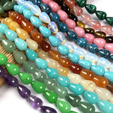 Water Drop Shape Agates Crystal Beads for Jewelry Making DIY