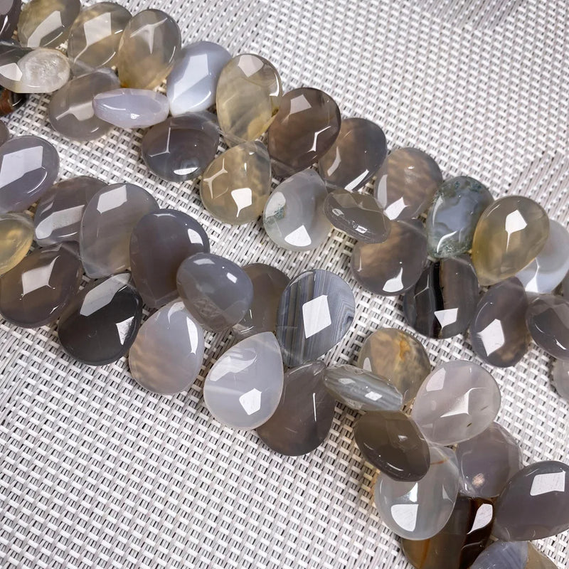 Water Drop Shape Faceted Crystal Loose Beads for Jewelry Making