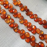 Red Agates Water Drop Loose Beads for Jewelry Making