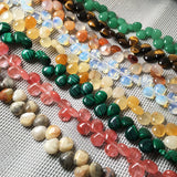 Natural Stone Water Drop Shape Beads for Jewelry Making
