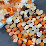 Water Drop Shape Rose Quartz Turquoises Tiger Eye Beads for Jewelry Making