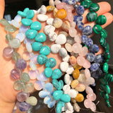 Natural Stone Water Drop Shape Beads for Jewelry Making DIY Bracelet