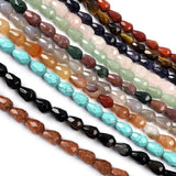 Agates Crystal Water Drop Faceted Beads for Jewelry Making