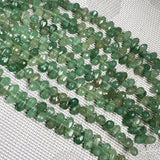 Natural Stone Water Drop Faceted Crystal Loose Beads DIY Jewelry Making