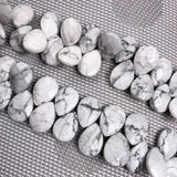 Natural Stone Water Drop Faceted Crystal Loose Beads for Jewelry Making