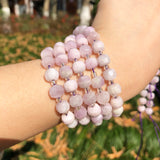 Faceted Kunzite Purple Spodumene Beads 6x8mm