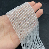 Natural Stone Crystal Beads 2mm 3mm 4mm DIY Jewelry Making Charms