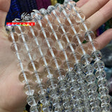 Crystal Quartz Round Loose Beads for Jewelry Making 4-12mm