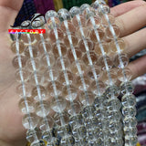 Crystal Quartz Round Loose Beads for Jewelry Making 4-12mm