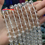 Crystal Quartz Round Loose Beads for Jewelry Making 4-12mm
