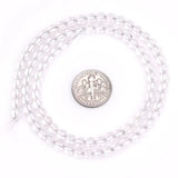 Clear Crystal Quartz Round Beads 15 inch Strand for Jewelry Making 6mm 8mm