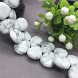 Natural Turquoise Stone Flat Water Drop Shape for DIY Jewelry