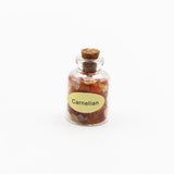 Natural Stone Drifting Bottle Crystal Gravels Amethyst Charms 9Pcs