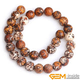 Natural Agates Round Spacer Beads 15 inch Strand DIY Jewelry Making