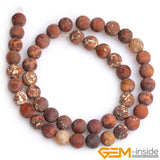 Natural Agates Round Spacer Beads 15 inch Strand DIY Jewelry Making