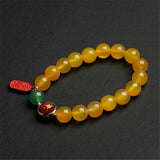 Vintage Chinese Style Agate Bracelet Charm Chain Jewelry Gift