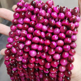 Natural Stone Yellow Red Tiger Eye Bead Round Loose Spacer Beads