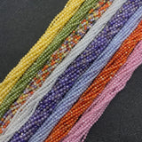 Natural Stone Zircon Necklace Bead 2mm 3mm 4mm Faceted Round Small Beads