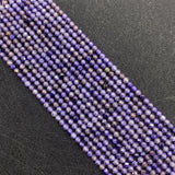 Natural Stone Zircon Necklace Bead 2mm 3mm 4mm Faceted Round Small Beads