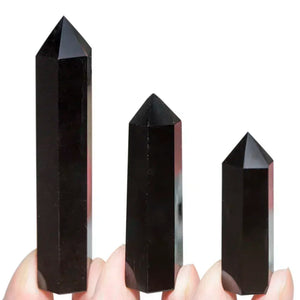 Rose Quartz Amethyst Point Wand Witchcraft Natural Stone