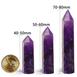 Rose Quartz Amethyst Point Wand Witchcraft Natural Stone