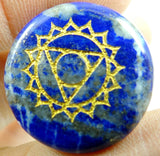 Chakra Pendant Purple Crystal Quartz Lapis Choker Necklace