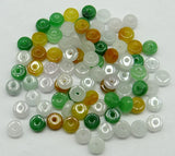 Stone carving jades Quartz crystal charm road pass JadeS bead pendants