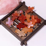 Rose Quartz Aventurine Opal Charms Pendants For Jewelry Making