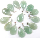 Natural Stone Water Drop Pendant for DIY Jewelry Making
