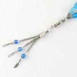 12*8mm Agate Islamic Rosary Muslim Tasbih Bracelet with Tassel