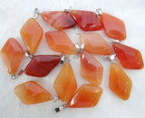 Water Drop Crystal Pendants for Jewelry Making, 24pc
